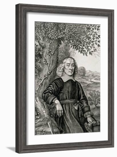 Portrait of Henry More Frontispiece to His "Theological Works"--Framed Giclee Print