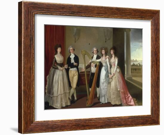 Portrait of Henry Vansittart (died 1787) and his Family-Thomas Hickey-Framed Giclee Print