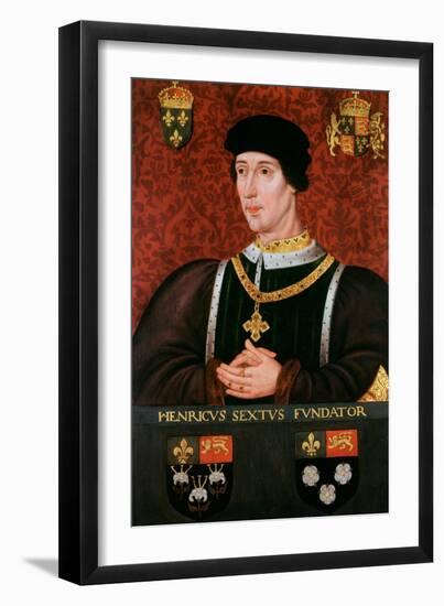 Portrait of Henry VI of England-Francois Clouet-Framed Giclee Print