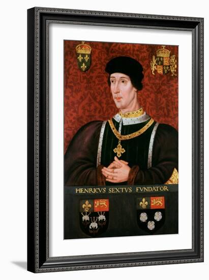 Portrait of Henry VI of England-Francois Clouet-Framed Giclee Print