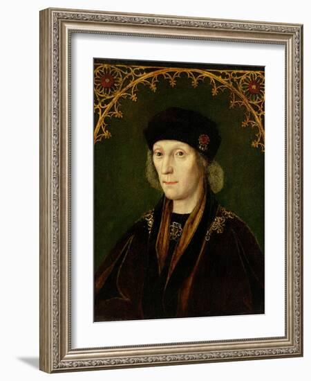 Portrait of Henry Vii-English School-Framed Giclee Print