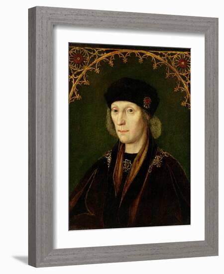 Portrait of Henry Vii-English School-Framed Giclee Print