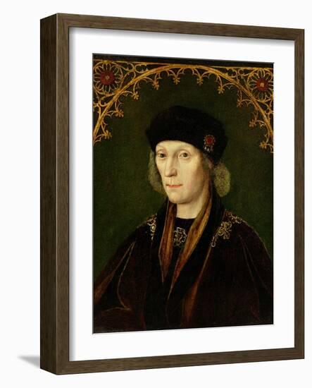 Portrait of Henry Vii-English School-Framed Giclee Print