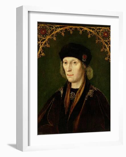 Portrait of Henry Vii-English School-Framed Giclee Print