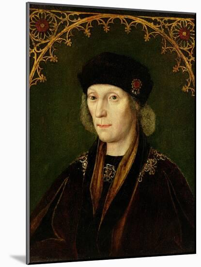 Portrait of Henry Vii-English School-Mounted Giclee Print