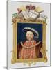 Portrait of Henry VIII as Defender of the Faith from "Memoirs of the Court of Queen Elizabeth"-Sarah Countess Of Essex-Mounted Giclee Print