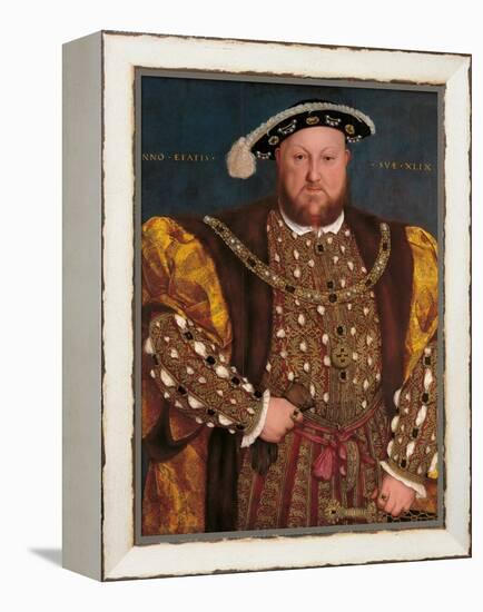 Portrait of Henry VIII-Hans Holbein the Younger-Framed Stretched Canvas