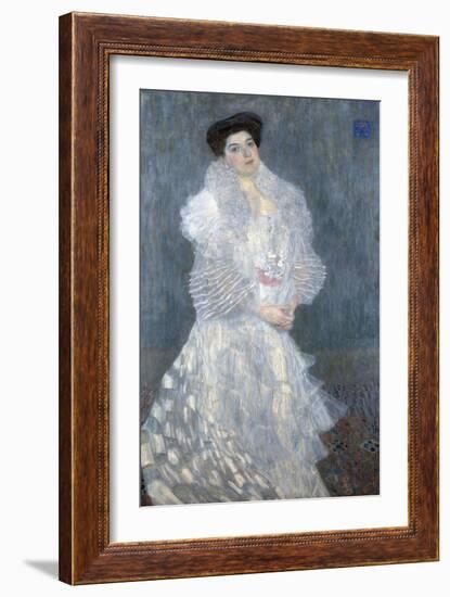 Portrait of Hermine Gallia-Gustav Klimt-Framed Giclee Print