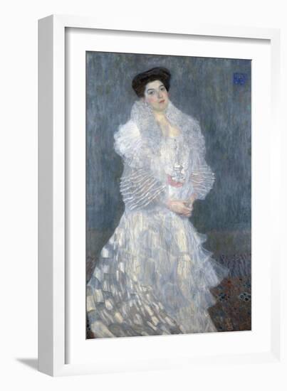 Portrait of Hermine Gallia-Gustav Klimt-Framed Giclee Print