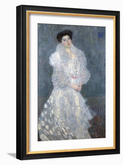 Portrait of Hermine Gallia-Gustav Klimt-Framed Giclee Print