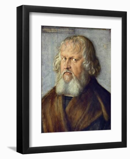 Portrait of Hieronymus Holzschuher, 1526-Albrecht Dürer-Framed Giclee Print