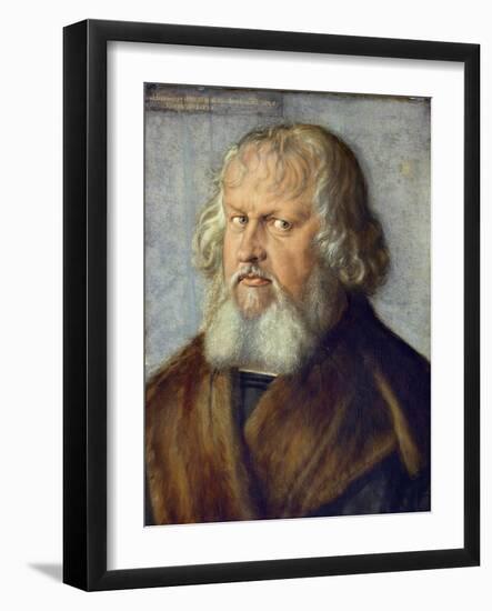 Portrait of Hieronymus Holzschuher, 1526-Albrecht Dürer-Framed Giclee Print