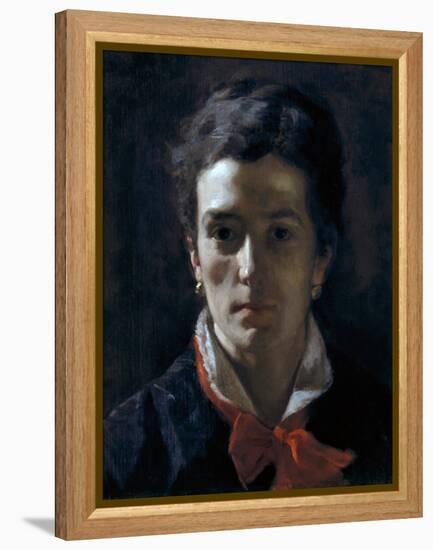 Portrait of His Sister, Bice (Ritratto Della Sorella Bice)-Demetrio Cosola-Framed Premier Image Canvas
