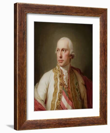 Portrait of Holy Roman Emperor Francis II (1768-183)-Johann-Baptist Lampi the Younger-Framed Giclee Print