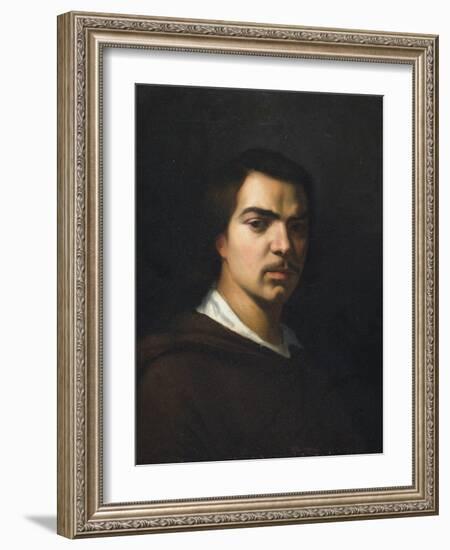 Portrait of Honore De Balzac (1799-1850)-Anonymous Anonymous-Framed Giclee Print