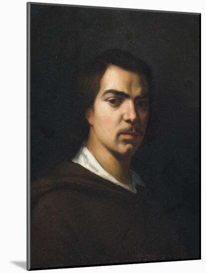 Portrait of Honore De Balzac (1799-1850)-Anonymous Anonymous-Mounted Giclee Print