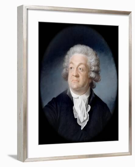 Portrait of Honoré Gabriel Riqueti, Comte De Mirabeau (1749-179)-Joseph Boze-Framed Giclee Print