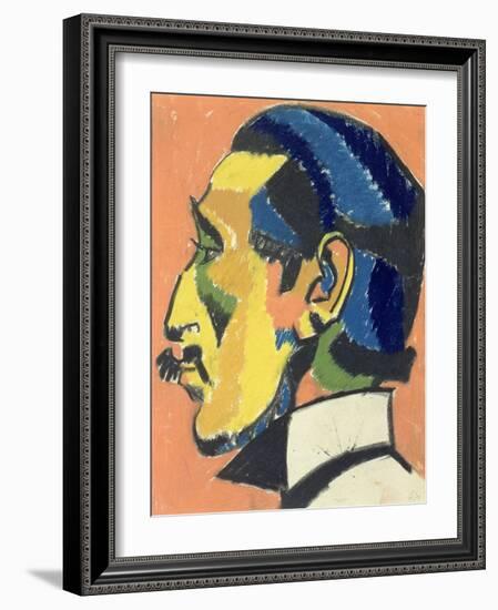 Portrait of Horace Brodsky-Henri Gaudier-brzeska-Framed Giclee Print