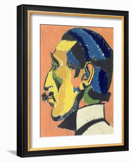 Portrait of Horace Brodsky-Henri Gaudier-brzeska-Framed Giclee Print