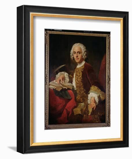 Portrait of Horatio Walpole (1723-1809) 2nd Baron Walpole of Wolterton-Pierre Subleyras-Framed Giclee Print