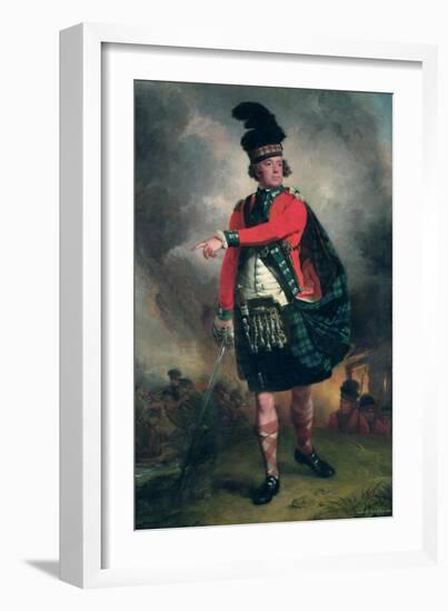 Portrait of Hugh Montgomerie, 12th Earl of Eglinton (1739-1819) C.1780-John Singleton Copley-Framed Giclee Print