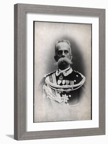 Portrait of Humbert 1er (1844-1900), King of ltaly-French Photographer-Framed Giclee Print