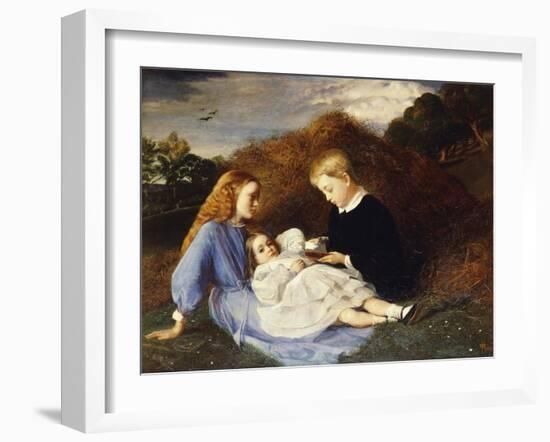 Portrait of Hungerford, Amy and Dorothea Wren Hoskyns-William Blake Richmond-Framed Giclee Print