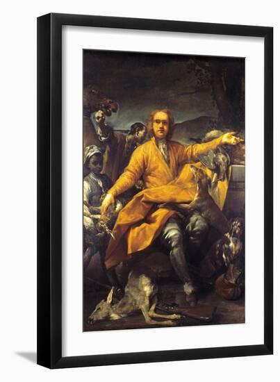 Portrait of Hunter-Giuseppe Maria Crespi-Framed Giclee Print