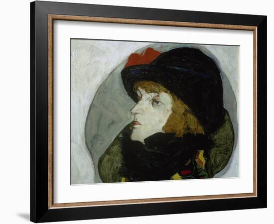 Portrait of Ida Roessler, 1912-Egon Schiele-Framed Giclee Print