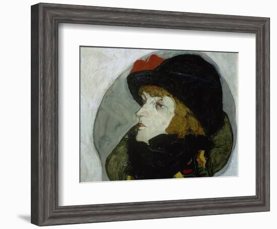 Portrait of Ida Roessler, 1912-Egon Schiele-Framed Giclee Print