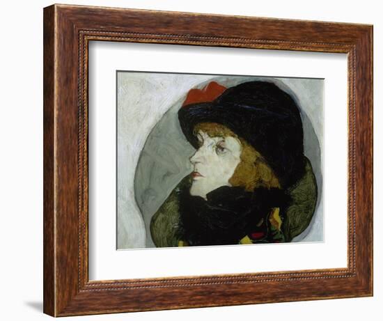 Portrait of Ida Roessler, 1912-Egon Schiele-Framed Giclee Print