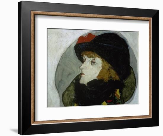 Portrait of Ida Roessler, 1912-Egon Schiele-Framed Giclee Print