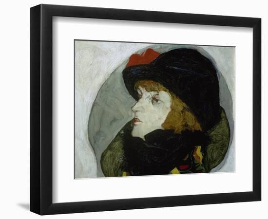 Portrait of Ida Roessler, 1912-Egon Schiele-Framed Giclee Print