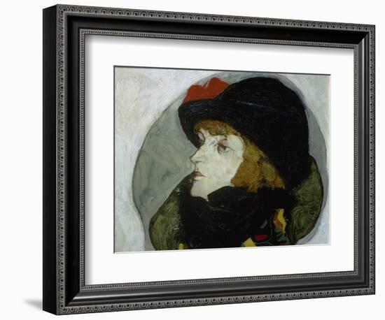 Portrait of Ida Roessler, 1912-Egon Schiele-Framed Giclee Print