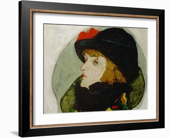 Portrait of Ida Roessler, 1912-Egon Schiele-Framed Giclee Print