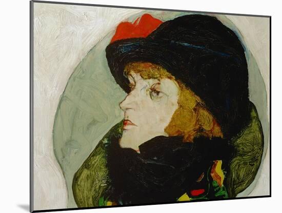Portrait of Ida Roessler, 1912-Egon Schiele-Mounted Giclee Print