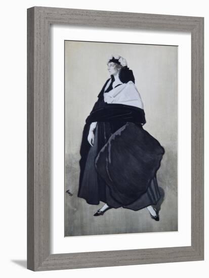 Portrait of Ida Rubinstein-Léon Bakst-Framed Giclee Print