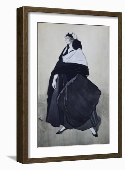 Portrait of Ida Rubinstein-Léon Bakst-Framed Giclee Print