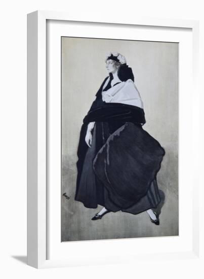 Portrait of Ida Rubinstein-Léon Bakst-Framed Giclee Print
