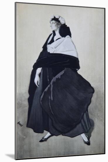 Portrait of Ida Rubinstein-Léon Bakst-Mounted Giclee Print