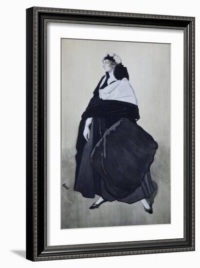 Portrait of Ida Rubinstein-Léon Bakst-Framed Giclee Print
