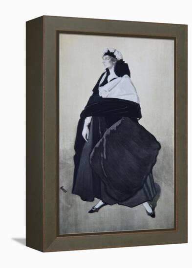 Portrait of Ida Rubinstein-Léon Bakst-Framed Premier Image Canvas