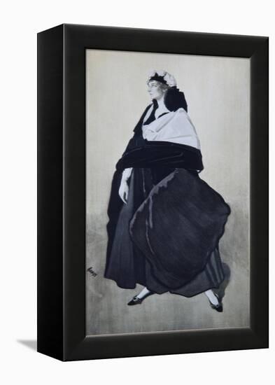 Portrait of Ida Rubinstein-Léon Bakst-Framed Premier Image Canvas