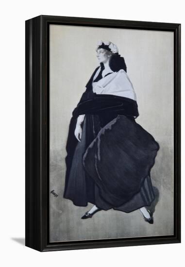 Portrait of Ida Rubinstein-Léon Bakst-Framed Premier Image Canvas