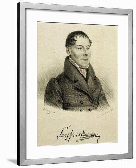 Portrait of Ignaz Ritter Von Seyfried-null-Framed Giclee Print