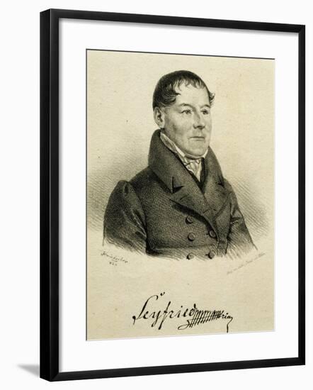 Portrait of Ignaz Ritter Von Seyfried-null-Framed Giclee Print