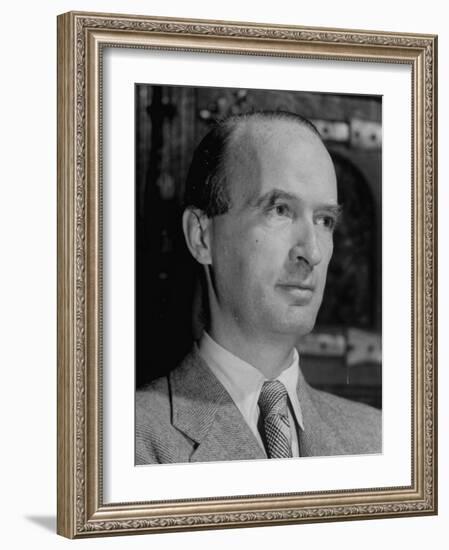 Portrait of Industrialist Alfred Krupp While under House Arrest for Alleged War Crimes-Margaret Bourke-White-Framed Photographic Print