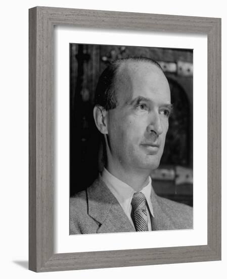 Portrait of Industrialist Alfred Krupp While under House Arrest for Alleged War Crimes-Margaret Bourke-White-Framed Photographic Print