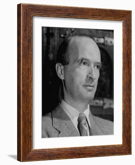 Portrait of Industrialist Alfred Krupp While under House Arrest for Alleged War Crimes-Margaret Bourke-White-Framed Photographic Print