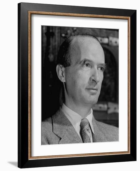 Portrait of Industrialist Alfred Krupp While under House Arrest for Alleged War Crimes-Margaret Bourke-White-Framed Photographic Print